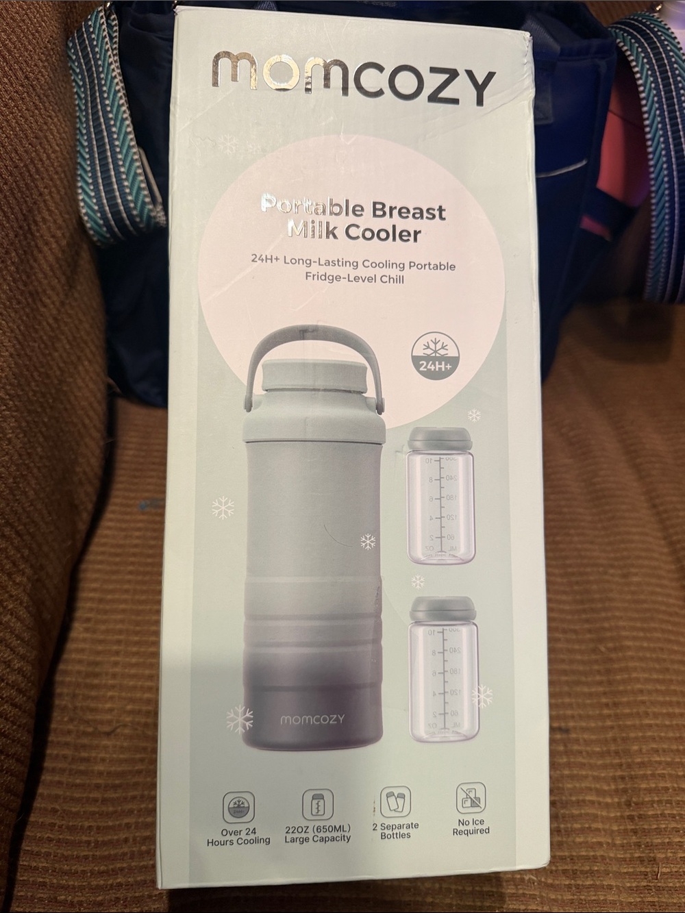 Momcozy Portable Breast Milk Cooler - Purple